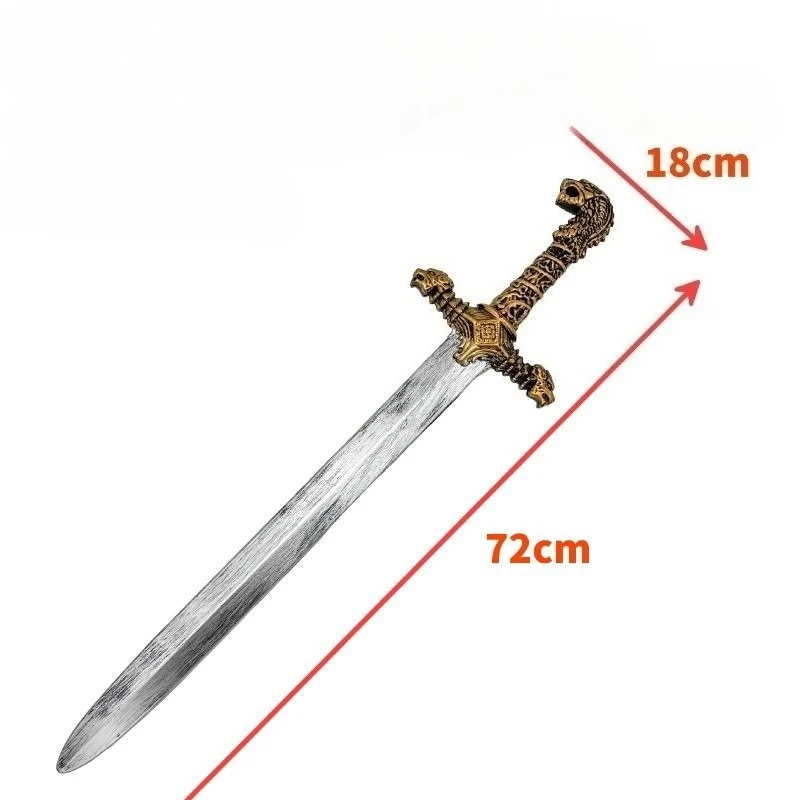 72 cm/28.35in Eed Zwaard Samurai Kunststoffen Wapens Model Props Anime Cosplay Randapparatuur Halloween Feestartikelen Outdoor Speelgoed Gift
