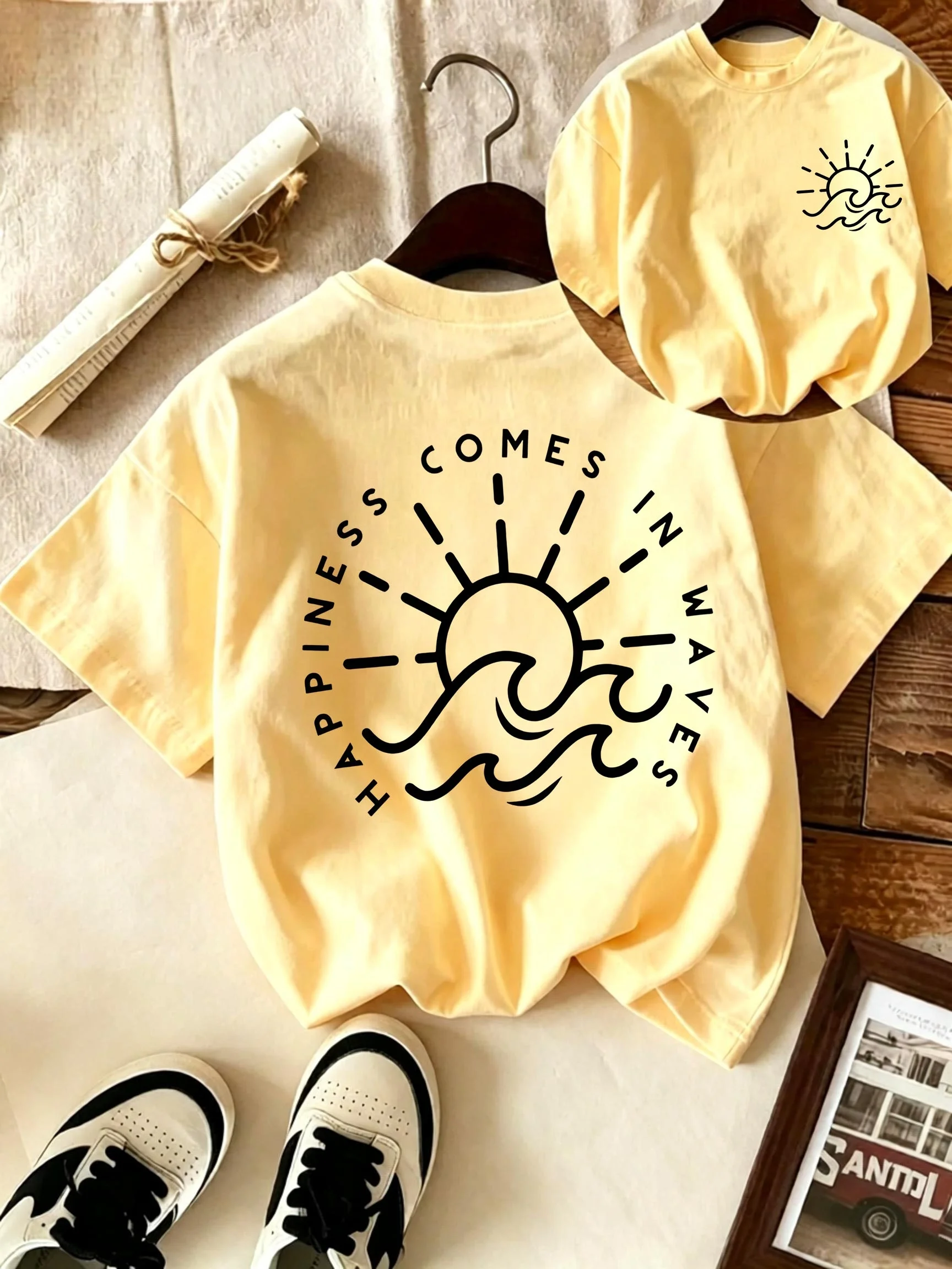 Girls Double‑Sided Sun‑Wave 