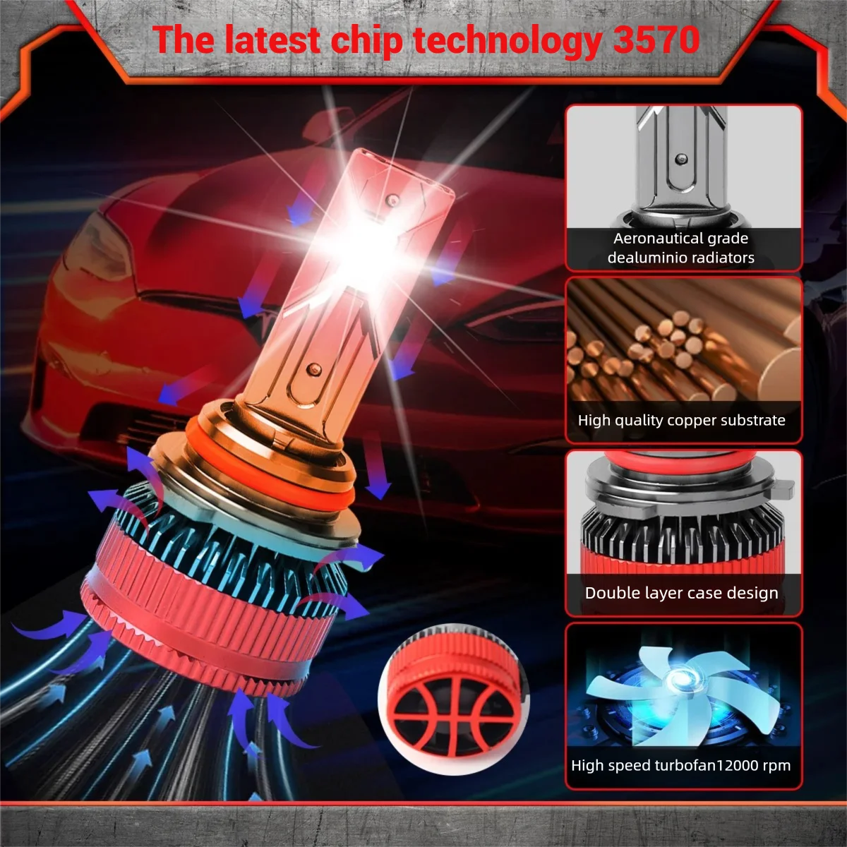 2 قطعة LED المصابيح الأمامية H7 LED Canbus مصابيح 80000LM H4 H1 H11 9005 HB3 9006 HB4 عالية منخفضة شعاع سيارة DRL لسيارات BMW مرسيدس أودي