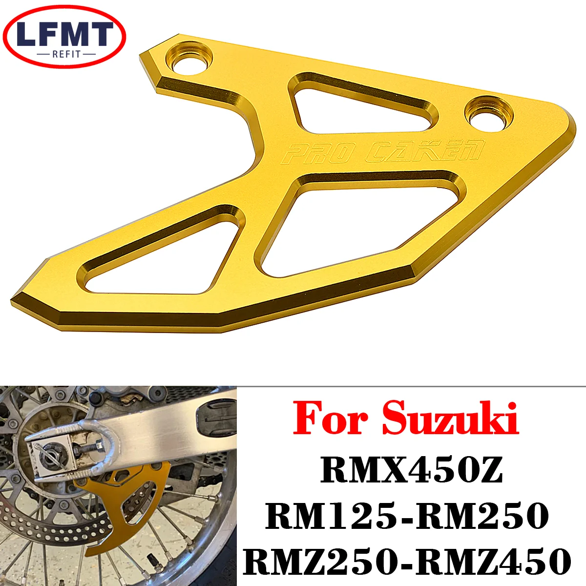 

Motorcycle Rear Brake Disc Guard Protector Cover For Suzuki RM125 RM250 RMZ250 RMZ450 RMX450Z RM 125 250 Z250 Z450 RMX 450Z