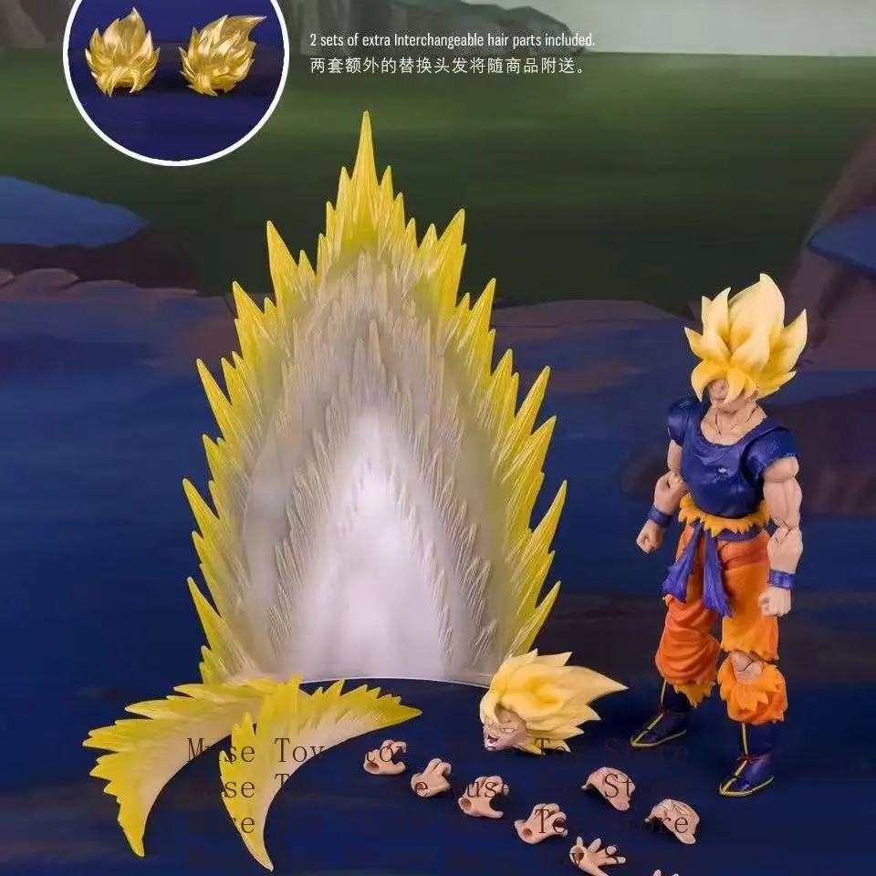 

In stock Demoniacal Fit Fury Awakens Super Saiyan Son Goku Anime Action Figure Model Toys