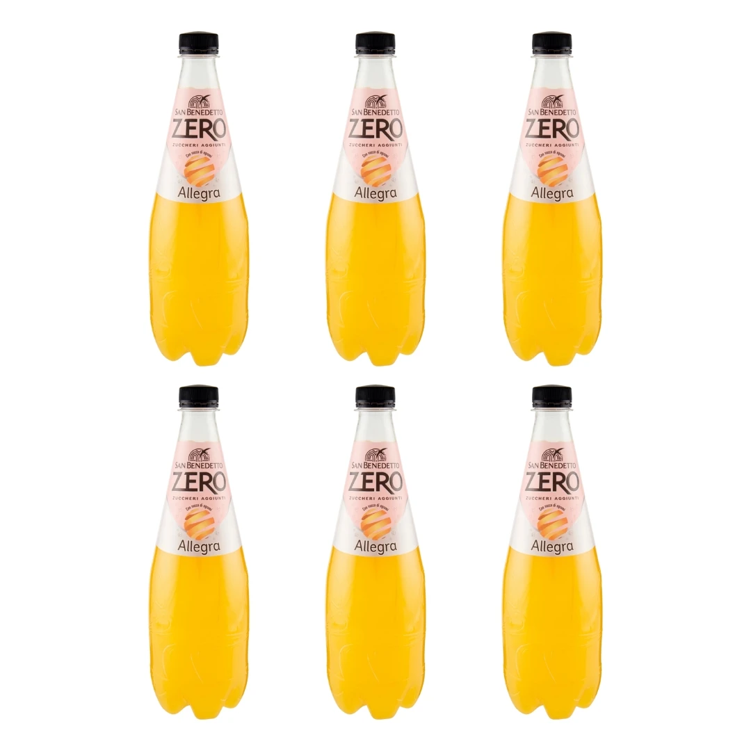 Null Allegra orange Limonade 6x750ml-san benedetto
