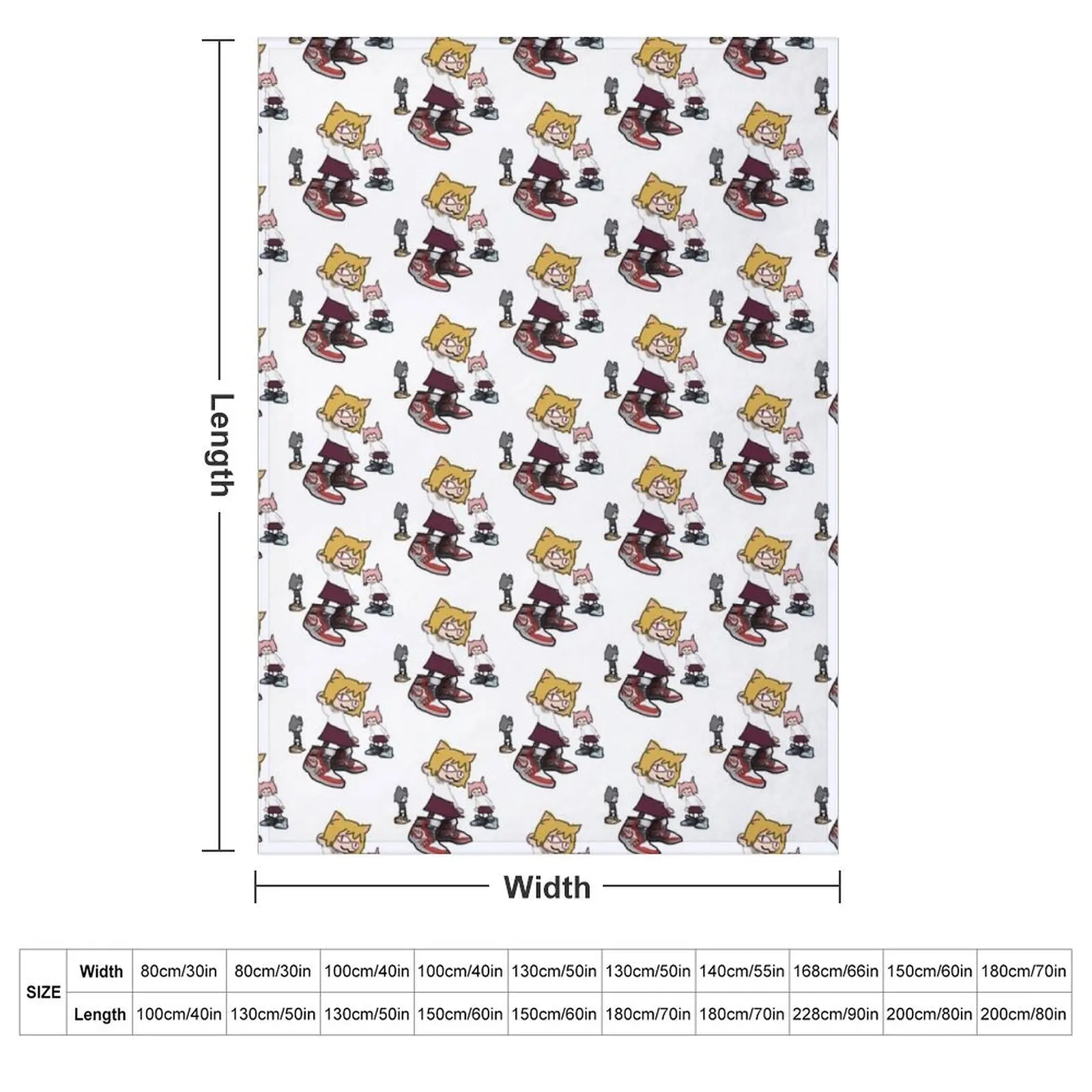 Neco arc drip Throw Blanket Warm Furrys Sleeping Bag Polar Blankets