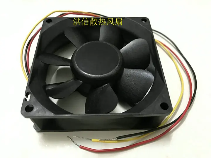 Sanyo Denki 9WP0812H401 DC 12V 0.13A 80x80x25mm 3-Wire Server Cooling Fan