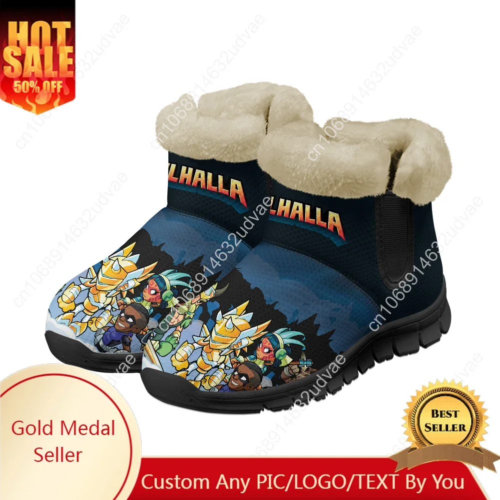 

Brawlhalla Snow Boots Mens Womens Teenager Shoes Keep Warm High Quality Casual Lightweight Couple Sports Custom Sneakers