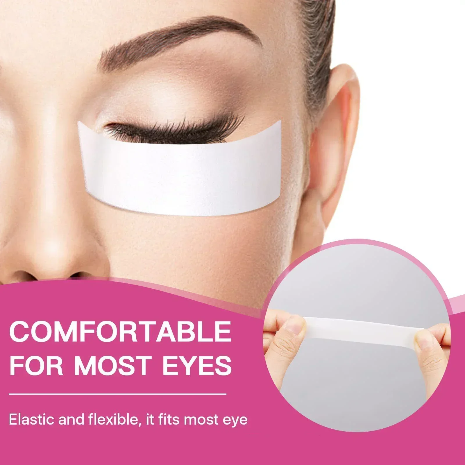 110Pcs/roll  Stickers Micro Foam Eyepad Painless Patch Easy Remove Tape Makeup Lash PE Foam Eye Under Eyelash Pad