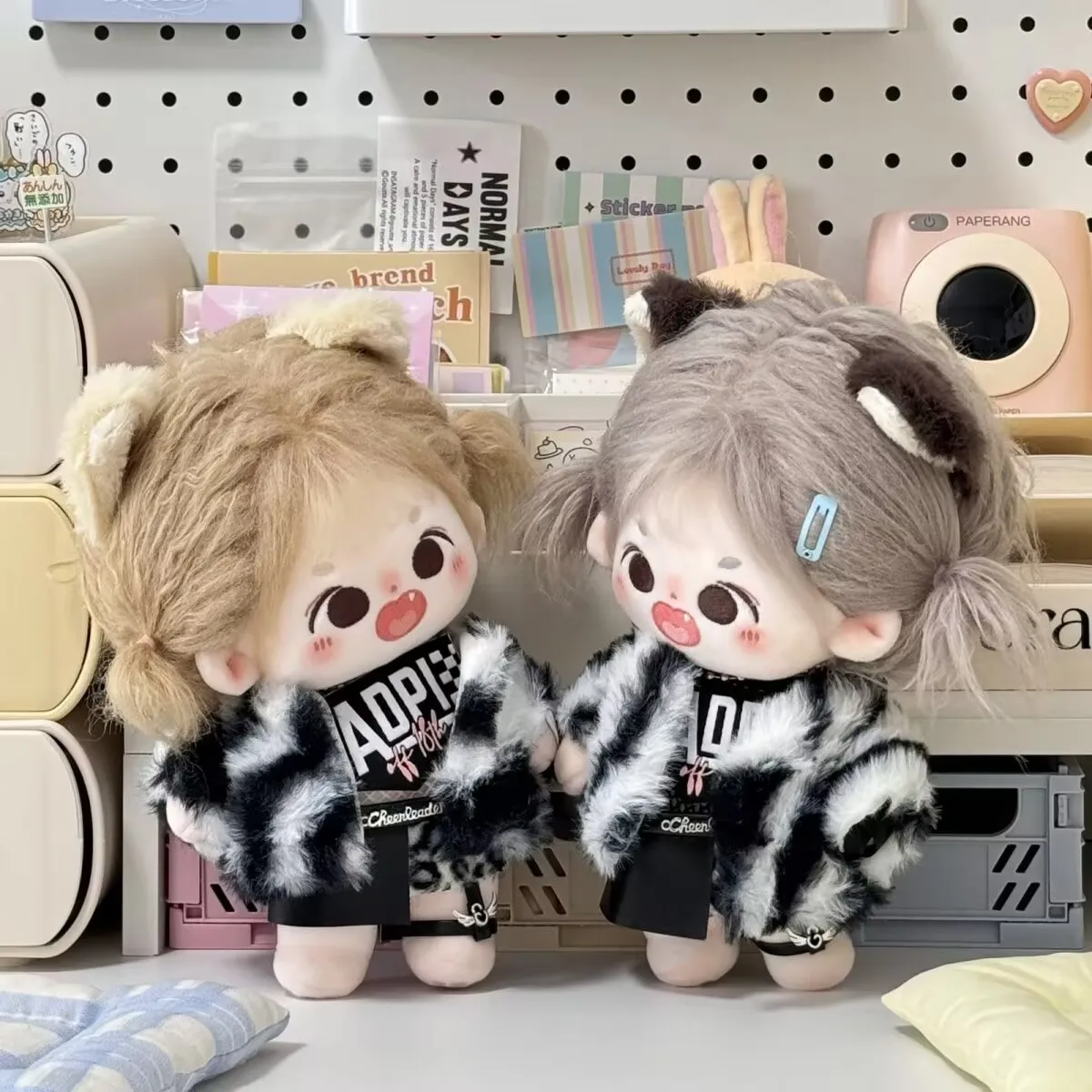 아기옷만, 정품이 아닌 20cm 또는 30cm 면 아기옷 그리드 세트(무염색 검정색) 교체 세트