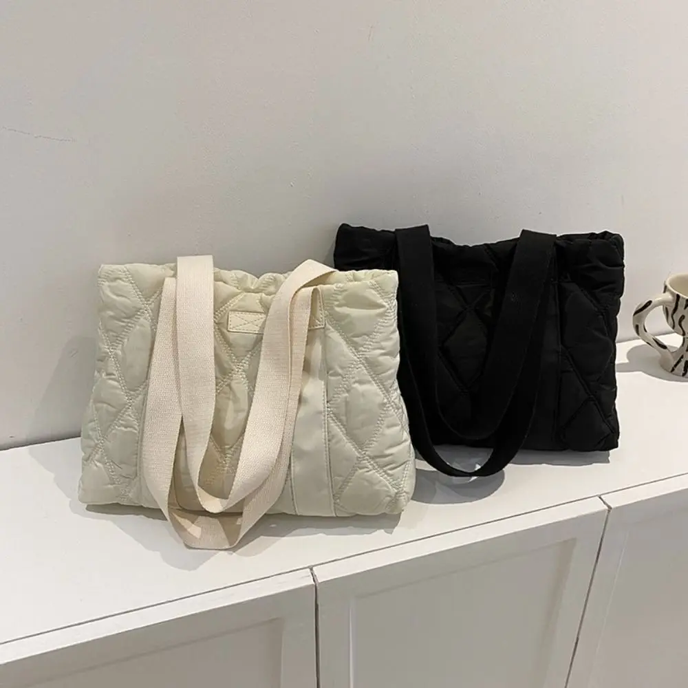 

Canvas Shopper Shoulder Bag For Women Soft Cotton Capacity Shopping Bags Fashion Female Totes Bag Single Shoulder Handbag