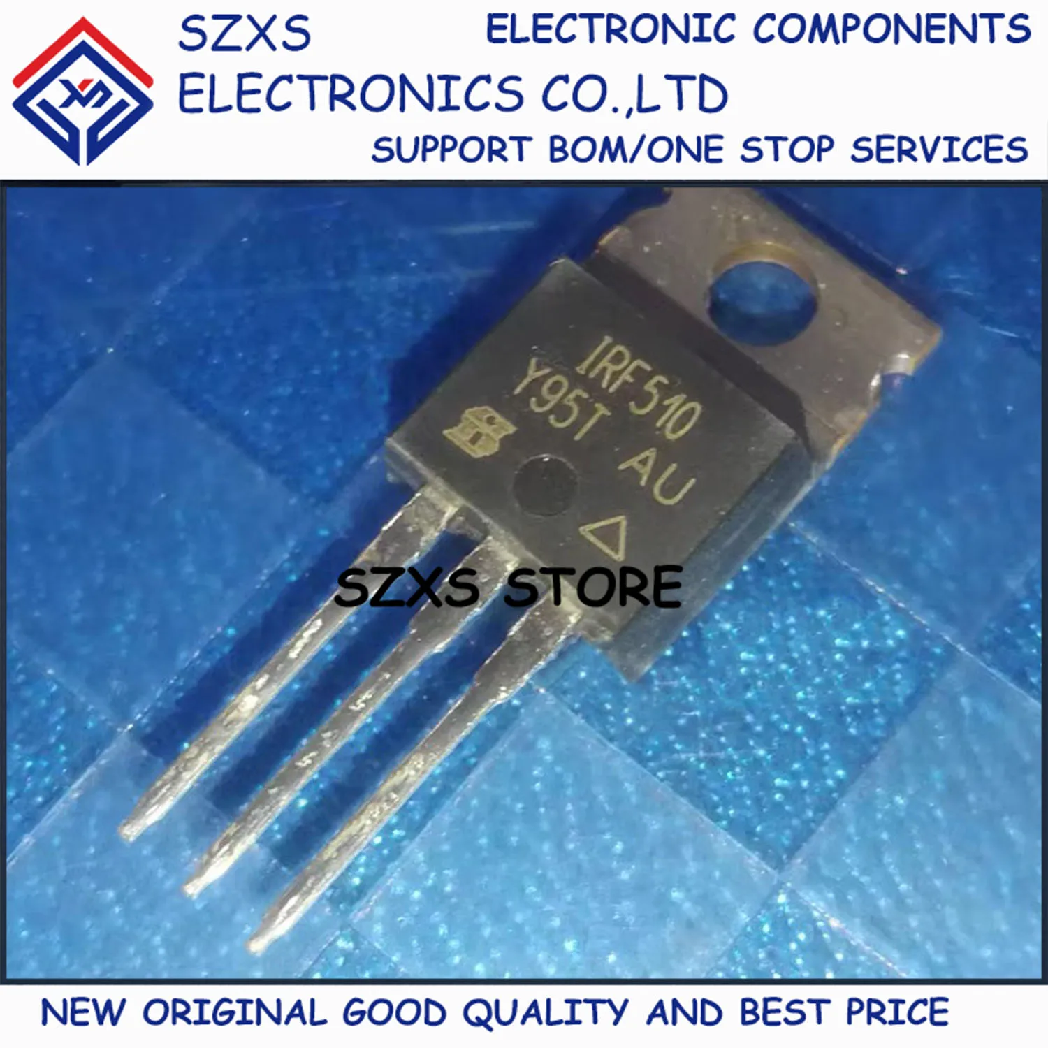 New Original 10Pcs IRF510 IRF510PBF TO-220 100V 5.6A MOSFET Field Effect Transistor In Stock Electronic Components Good Quality