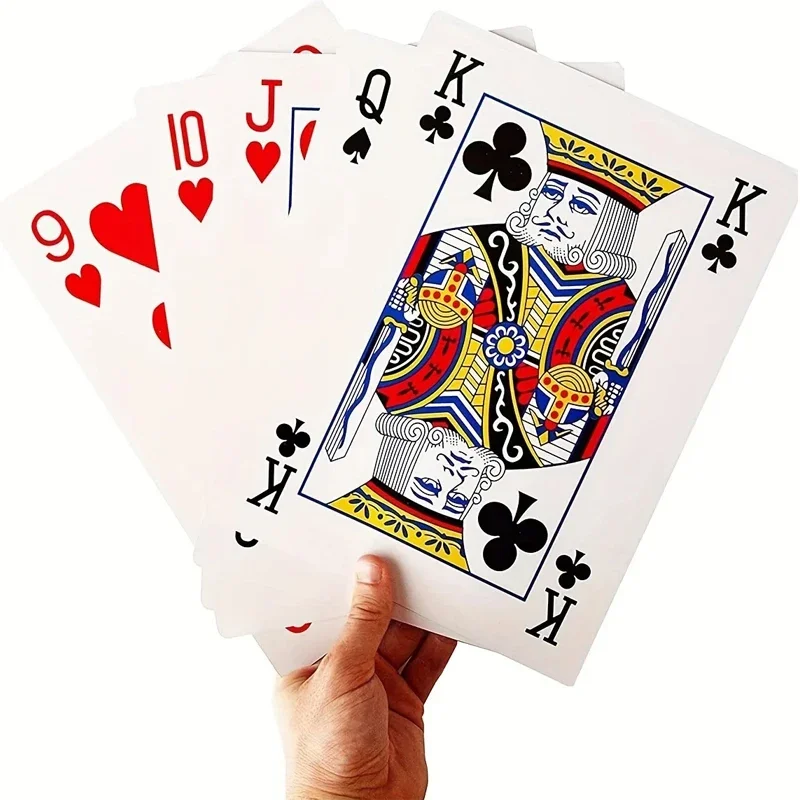 Super Jumbo Oversized Playing Cards 2x Larger 54 Wedding Birthday Party Favors Board Games Adults Family Divertidos Partyspiele