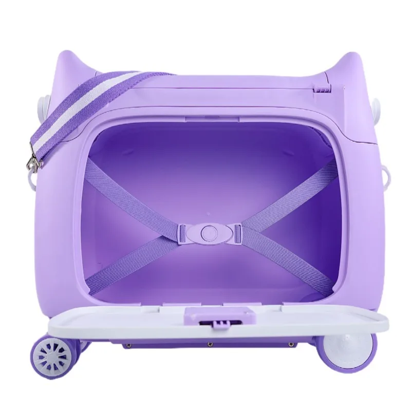 Children's Shell Trolley Case Carry On Wheel Luggage