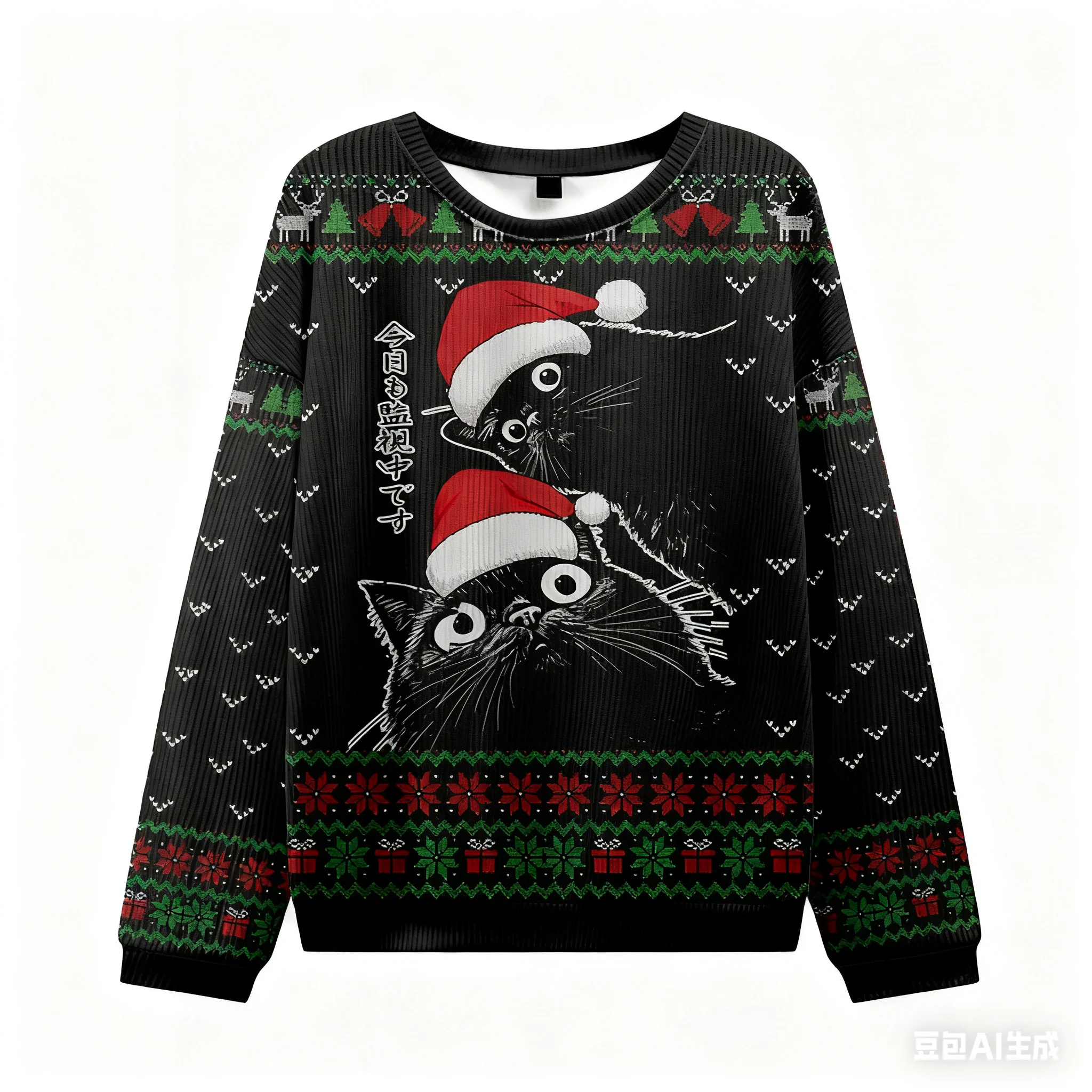 

Рождественский джемпер Funny Cat Lover, праздничный вязаный свитер Cute Kitty, праздничный уродливый рождественский свитер, одинаковая одежда, одинаковые семейные наряды