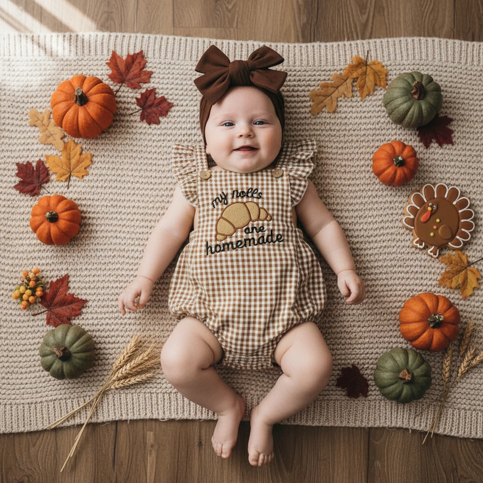 طفلة الخريف الزي رسالة الخبز التطريز منقوشة تحلق كم رومبير مع عقال 2 قطعة مجموعة