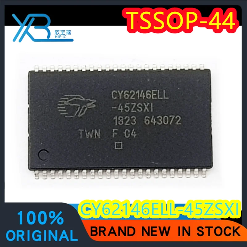 

(4/40pieces) CY62146ELL-45ZSXI CY62146ELL TSOP-44 automotive memory chip IC works well, brand new and shipped quickly