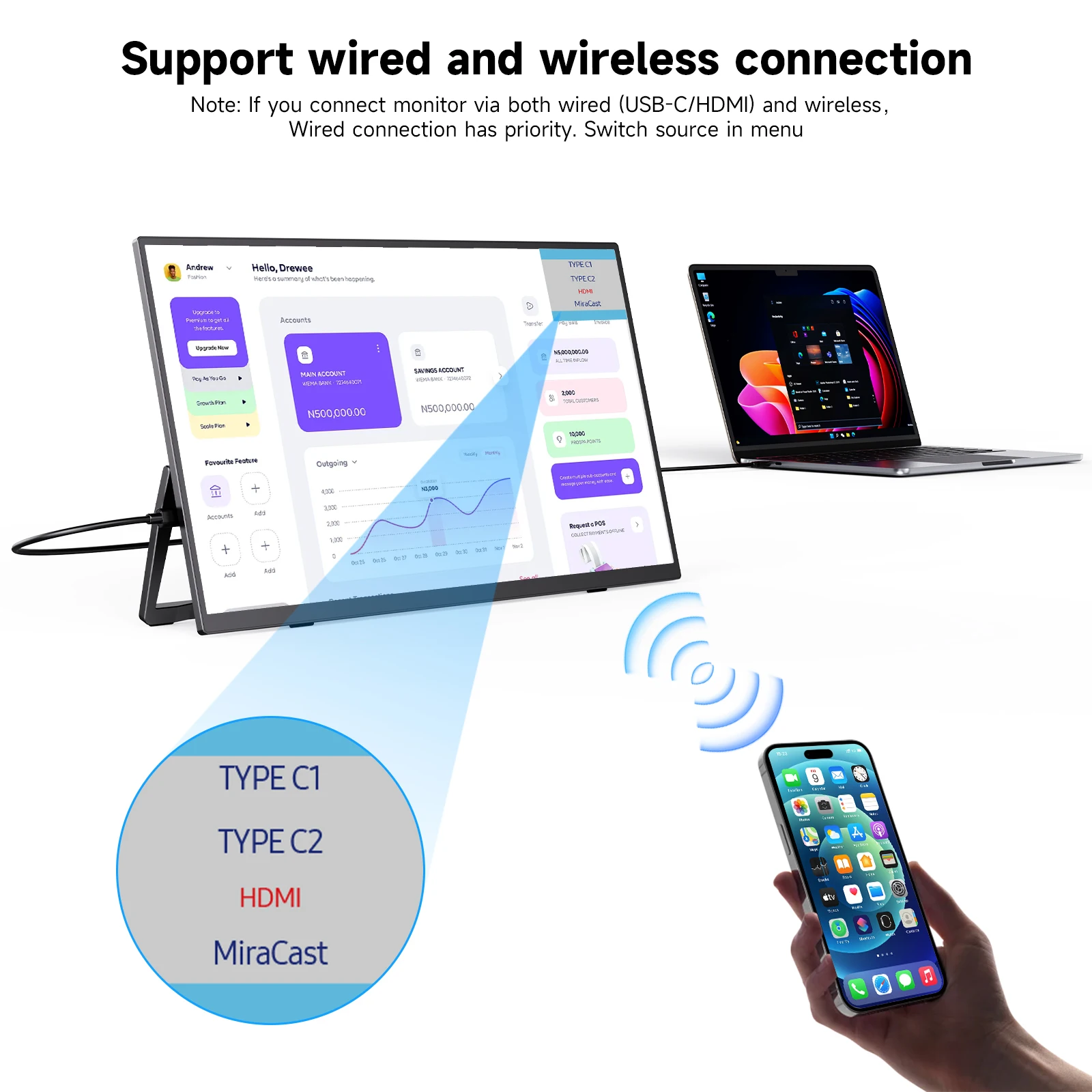 UPERFECT Wireless Portable Mon - огляд і ціна Pc Zotac Gaming