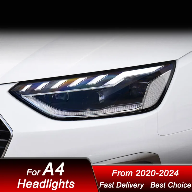 

Hot Car styling Headlights For Audi A4 A4L 20-24 new style full LED Headlamp Assembly Upgrade Projector Lens Accessories Kit