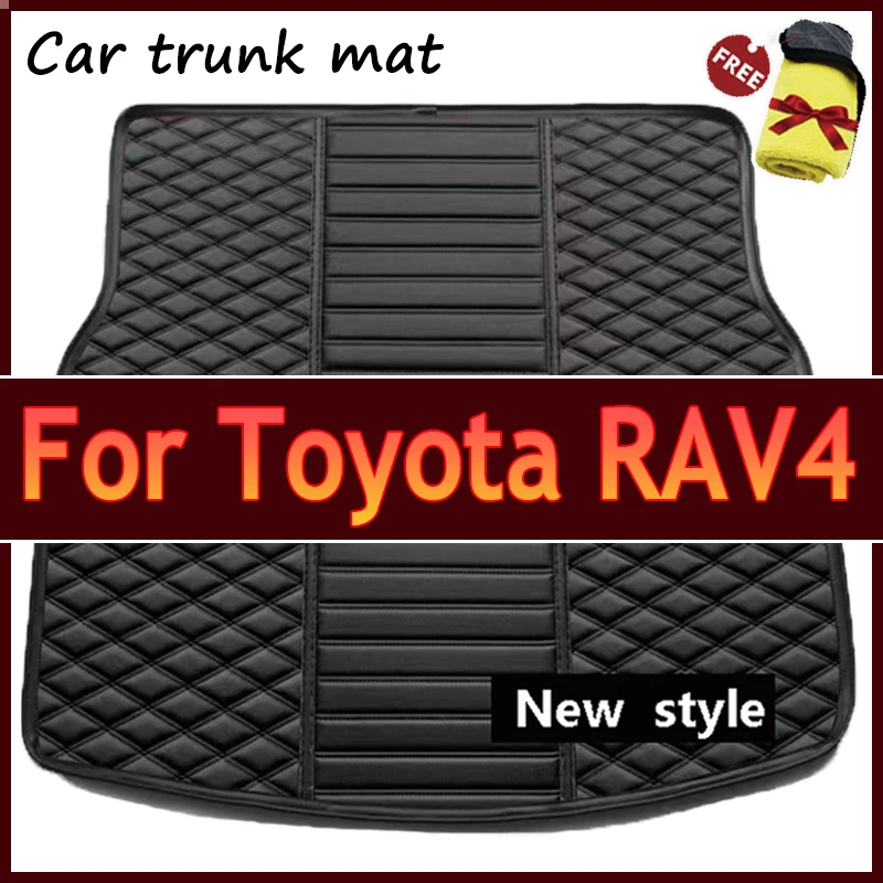 Car Floor Mats Car Trunk Mat For Toyota RAV4 2013 2014 2015 2016 2017 2018 2019 2020 2021 2022 2023 2024 Car Accessories