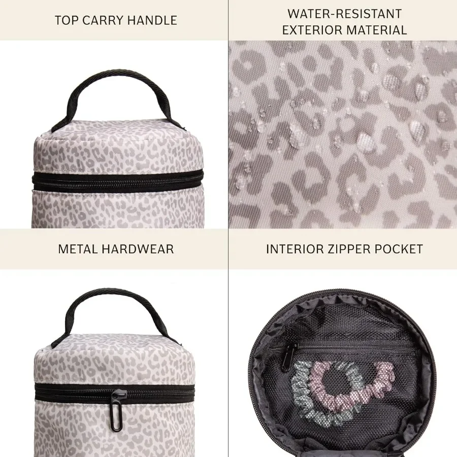Kosmetiktasche mit Reißverschluss, Reise-Kosmetiktasche für Toilettenartikel, Make-up und Zubehör, wasserabweisende Reise-Make-up-Taschen f