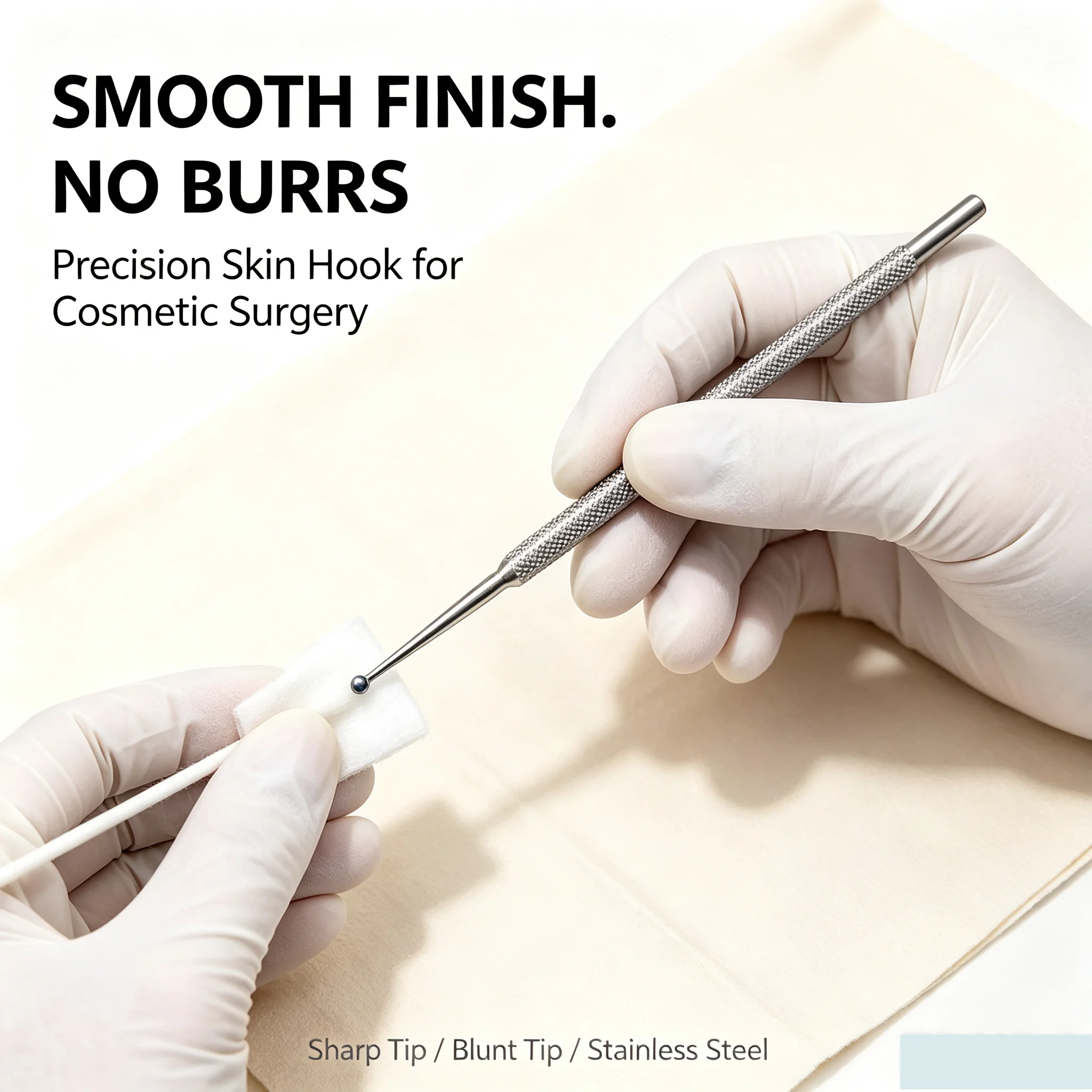 Meibomian gland curette dermatology curette ophthalmic surgery tool large, medium and small stainless steel titanium alloy micro