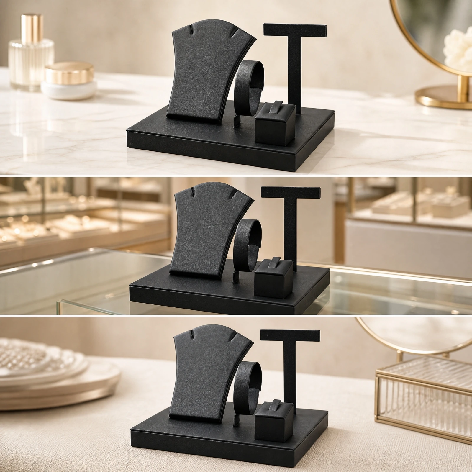 Jewelry Organizer Versatile Jewelry Display Stand with Necklace Bust Necklace Display Bust Compact for Shop Counters, Showcases
