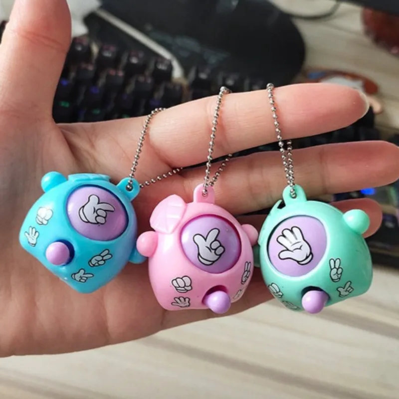 Creative Handheld Fair Duel Tool Keychains, Parent-Child Interaction