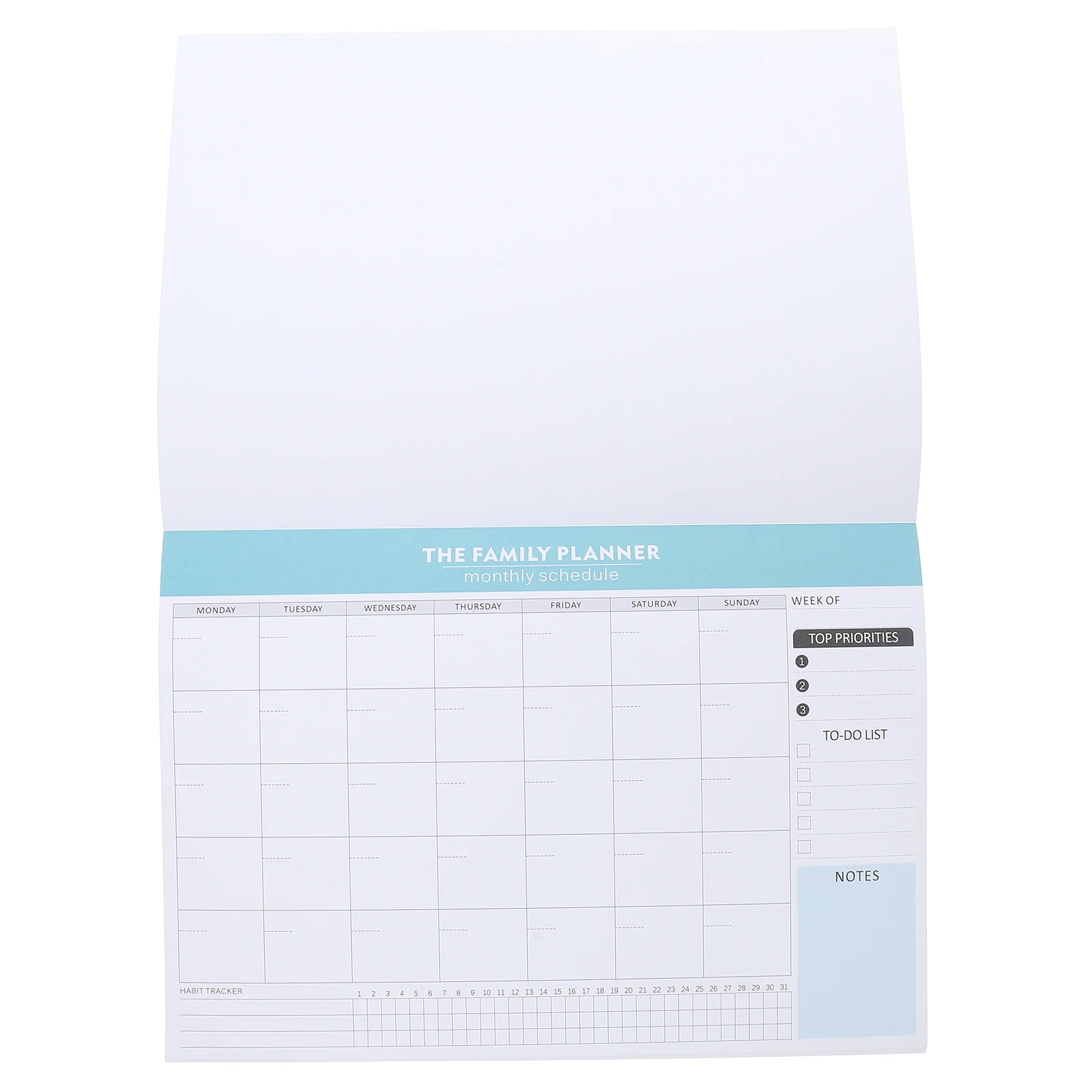 

Monthly Plan Notepad Planner for Students Daily Planning Large Agenda Checklist Teacher Schedule Task Notebook Tearable