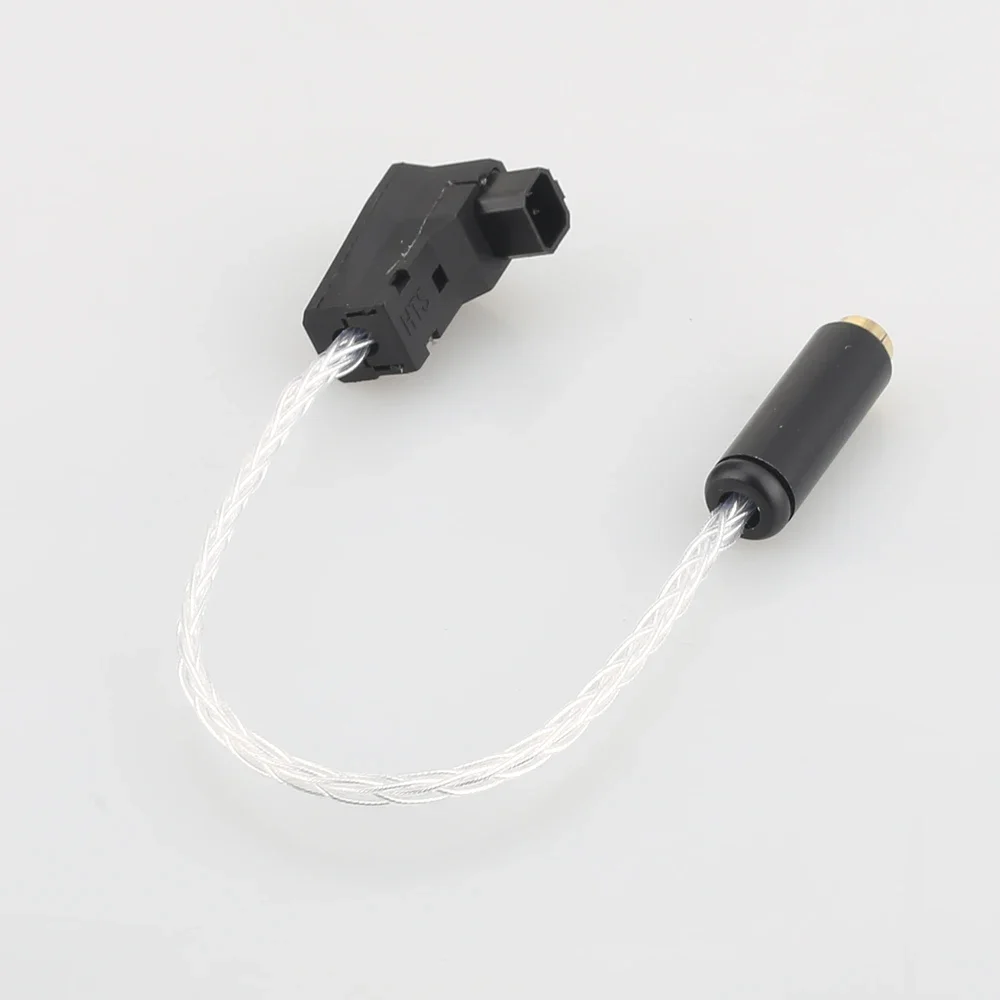 Audiocrast 15 سنتيمتر 4-pin RSA/ALO متوازن ذكر إلى 2.5 مللي متر TRRS متوازن أنثى سماعة كابل محول الصوت