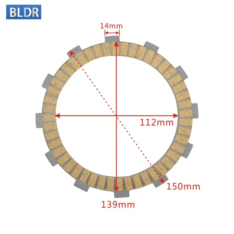 Motorbike Clutch Friction Disc Plate Set For Arctic Cat 400 DVX DVX400 2004-2006 For Honda CRF450R CRF450 CRF 450 PE05 2011-16