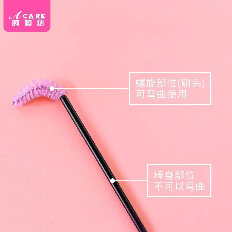 DX01/Eyebrow brush/A1PQ0-Easy to Use Mascara Brush Lash Comb Portable Curling Eyebrow Tool Dual-Use Non-Disposable