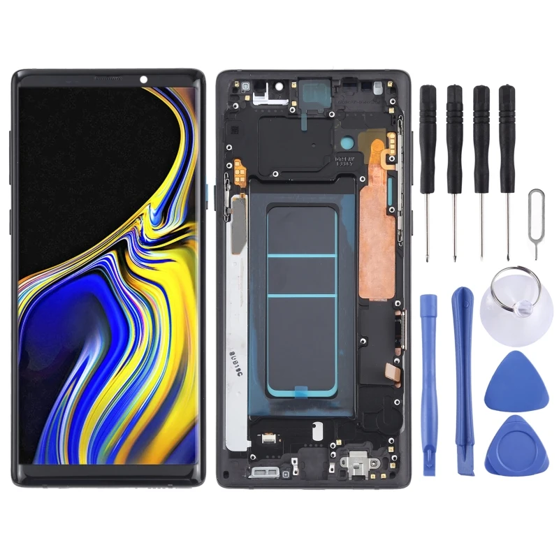 

OLED LCD Screen for Samsung Galaxy Note9 SM-N960 Digitizer Full Assembly with Frame Display Phone Touch Screen Repair Replace