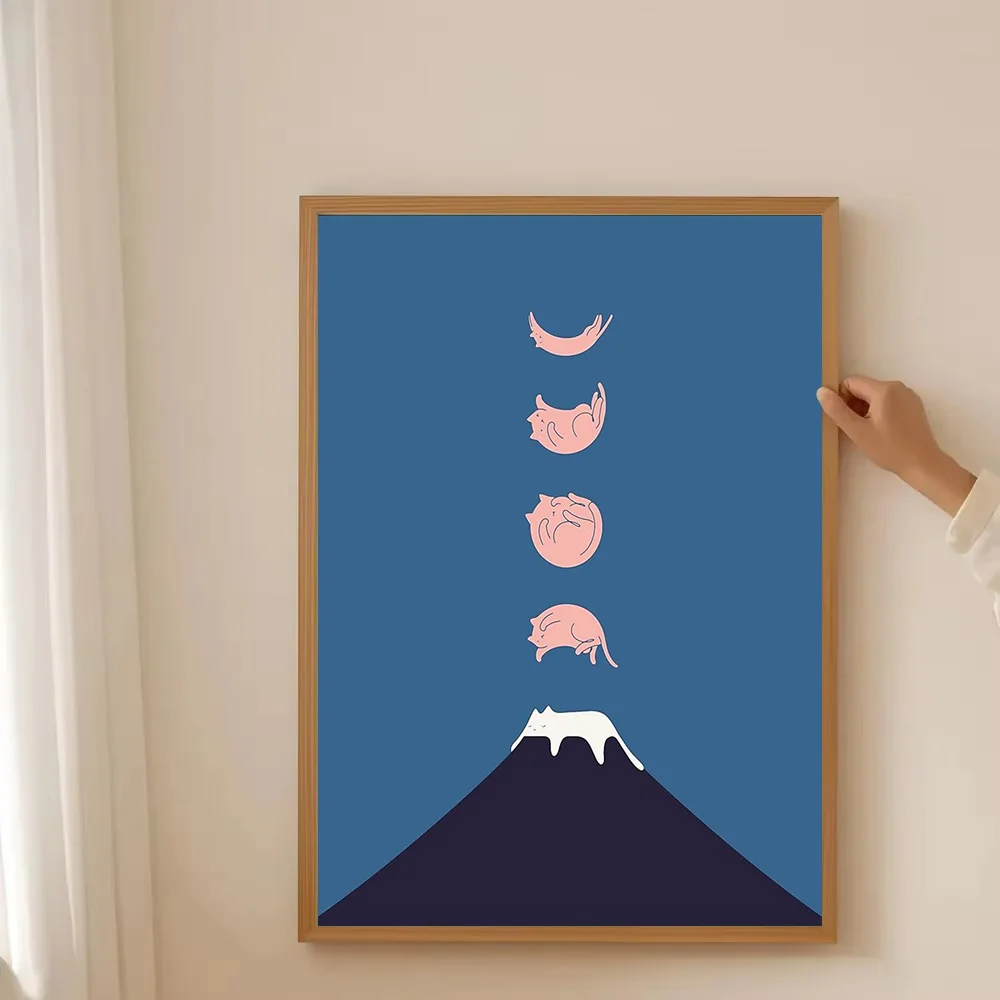 غير المؤطرة خمر النباتية زهرة فتاة قماش جدار الفن طباعة Cottagecore الجمالية الأزهار ديكور غرفة نوم ديكور فني للمنزل هدية Coun #3