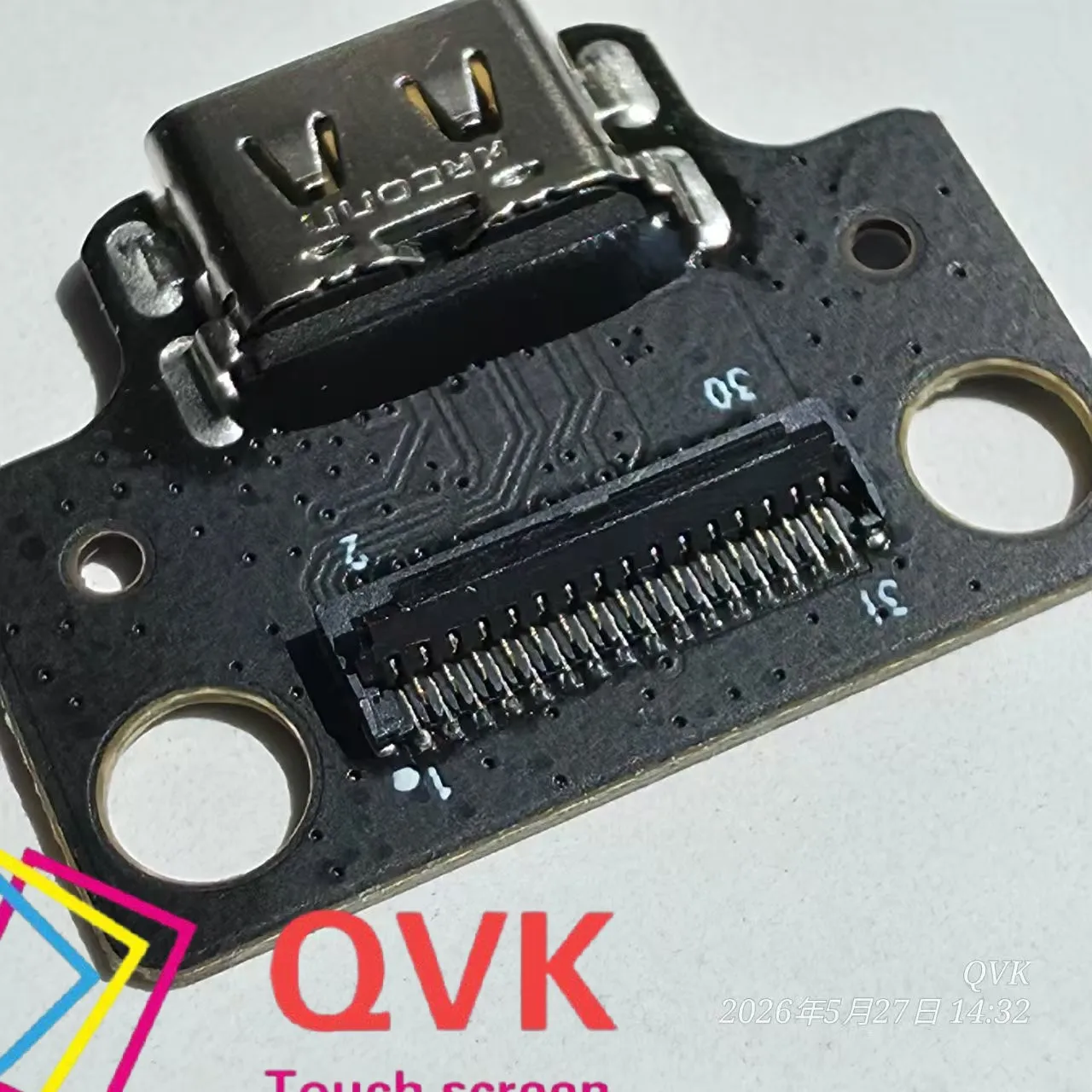 Original USB Board for BL 334 T30_S80_TYPE_C_PCB_V3.0 Tablet Charging Dock Charger Circuits Mobile Phone Accessories Replacement