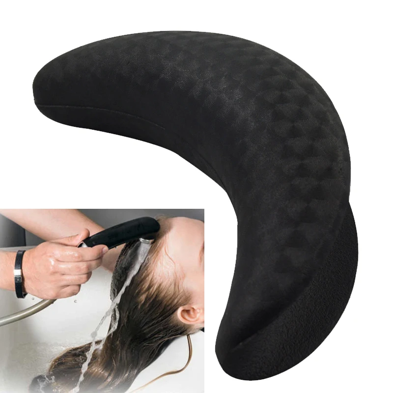 Cuenco de champú, cojín de Gel para el cuello, almohada de silicona para limpieza del cabello, reposacabezas para salón, herramienta de peluquería para el hogar, accesorio de peluquero