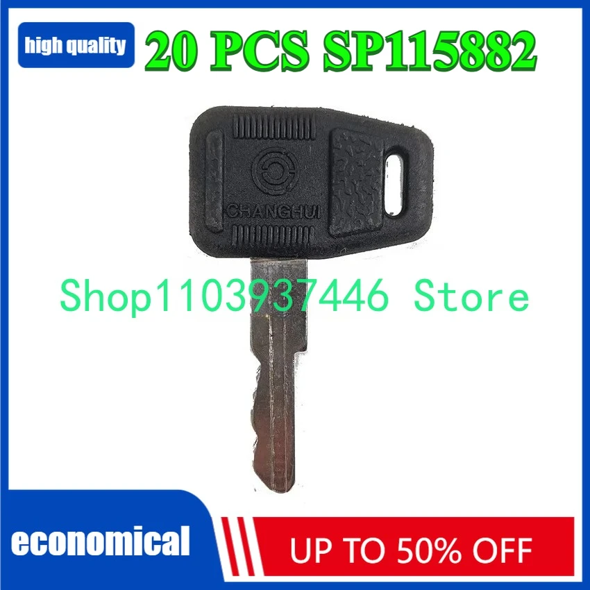 

20 PCS SP115882 Shantui Key SP115882 Loader 30E 40B 50C 50CN 855 856 Electric Lock Key