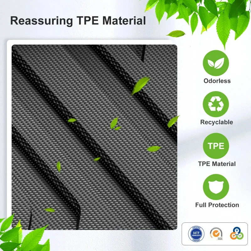 الحصير ل بويك إنكور GX 2024 2025 TPE ثلاثية الأبعاد الحصير سيارة البضائع بطانة الجذع/مسند الظهر حصيرة وسادة للقدم الدفة اليسرى #3