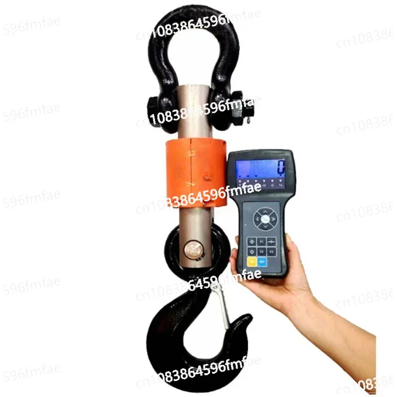 3T/ 5T/10T Wireless Electronic Crane Scale Wireless Printing Crane Scale Hook Called Driving Scale