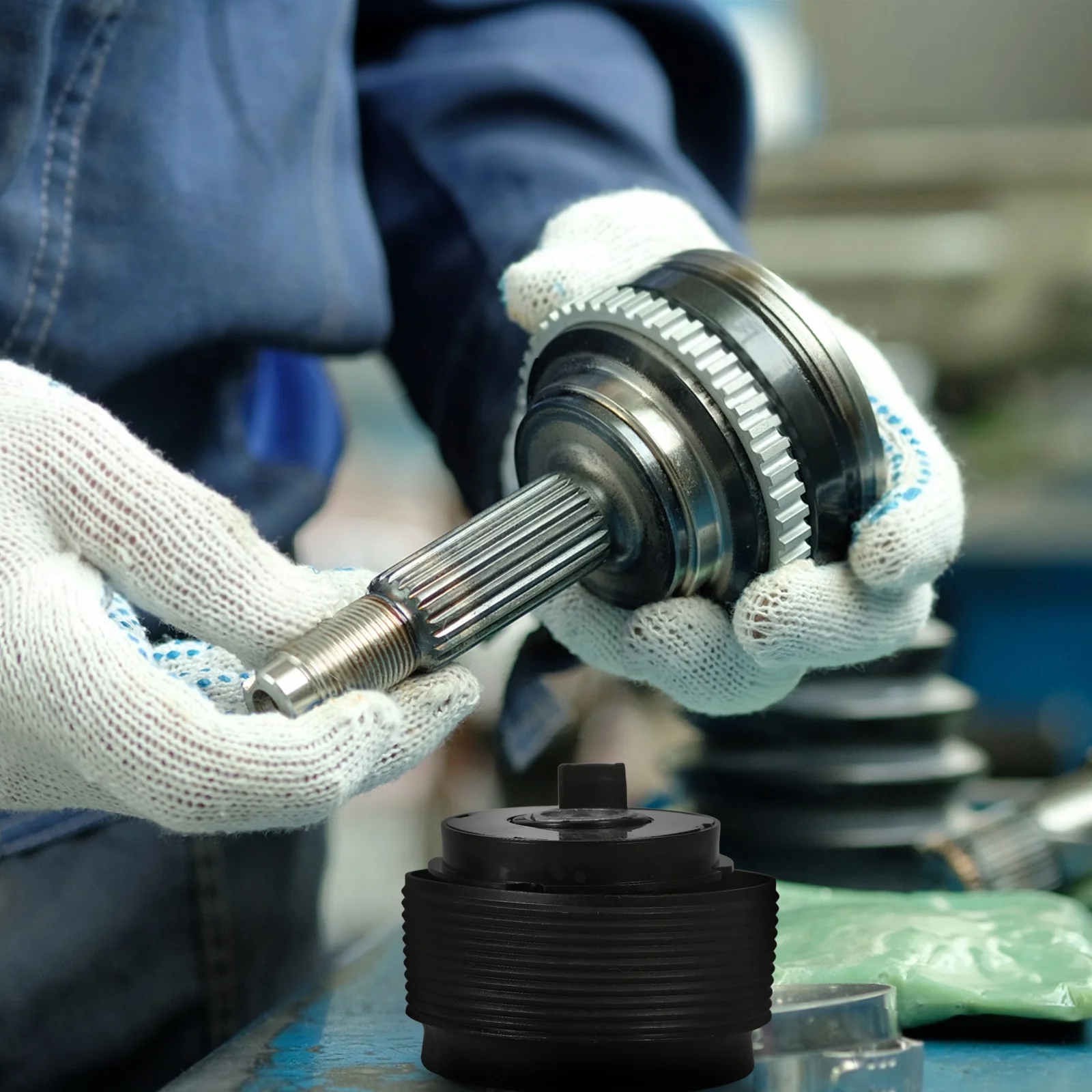 

Steering Wheel Base Connector Aluminum Plastic Quick Release Steering Wheel Hub Adapter Car Part Modification Device