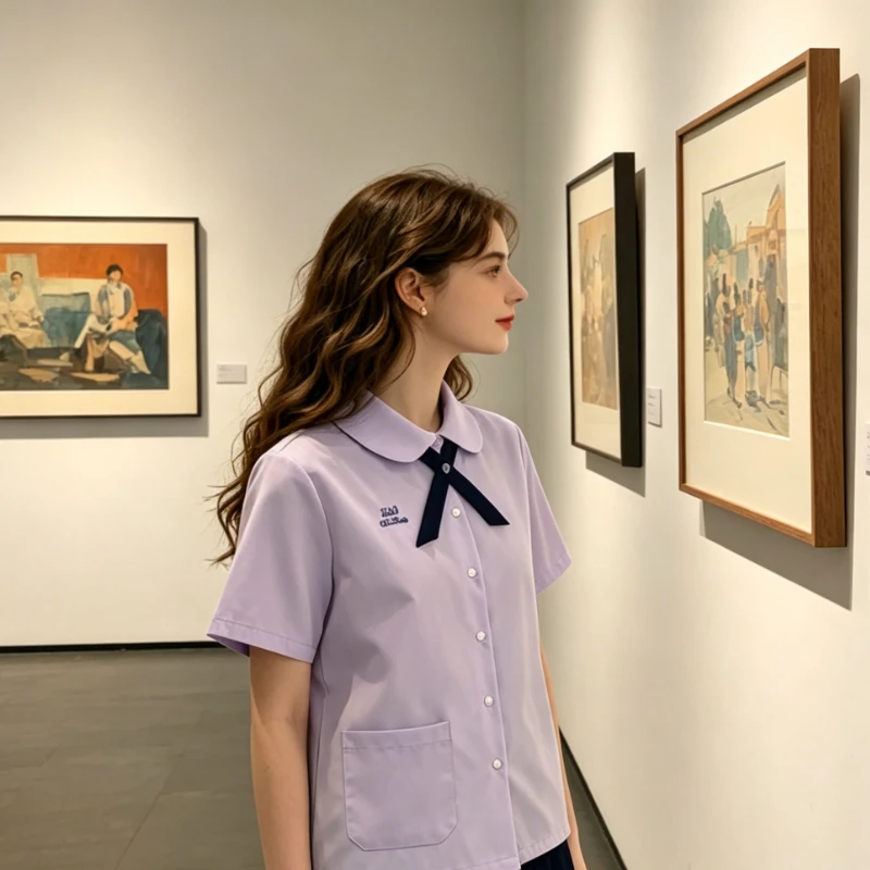 Thai School Uniform Dressing, Youth Campus, School Start Season Clothing, Group Choir Exhibition, Theme Activity Performance