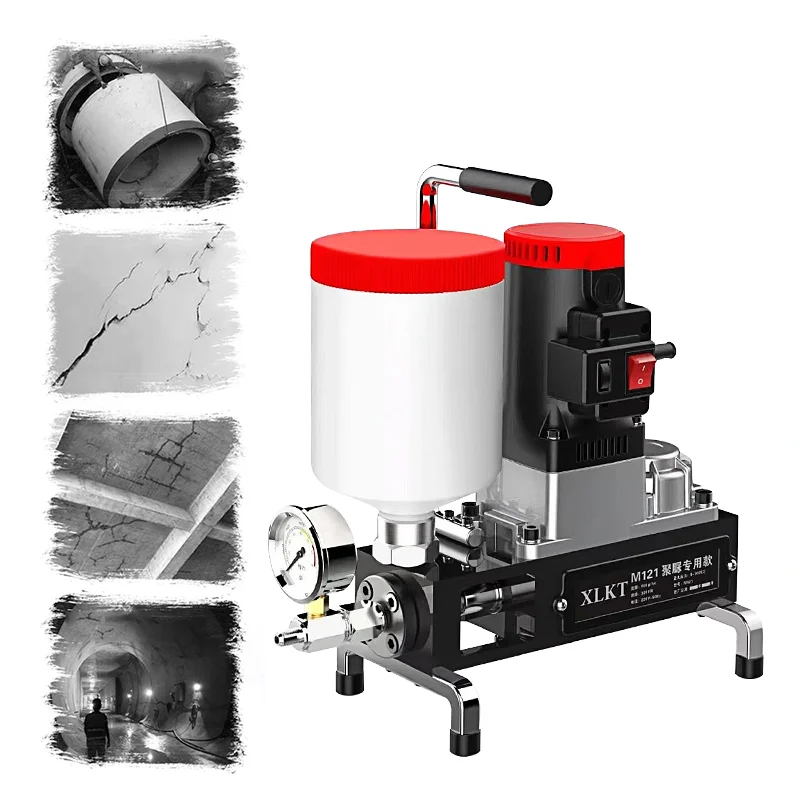 

M121 Водонепроницаемая машина для инъекций цемента высокого давления с насосом и компонентами сердечника ПЛК