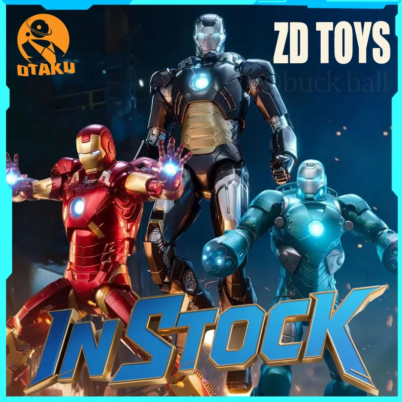 

Новые Zd Toys Iron Man Series Joint Movable Mk9 Mk12 Mk15 Mk25 Mk26 Mk36 Mk37 Mk40 Фигурка из фильма Коллекционная игрушка Подарки на Хэллоуин