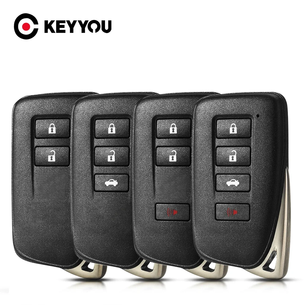 

KEYYOU Car Key Case For Lexus NX GS RX IS ES GX LX RC 200 250 350 LS 450H 300H Key Case 2/3/4 Button