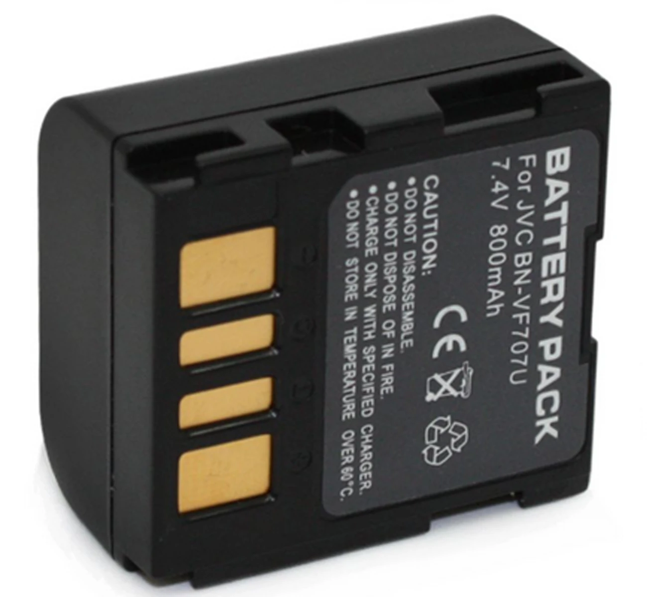 حزمة بطارية لـ JVC Everio GZ-MG20U، GZ-MG21U، GZ-MG27U، GZ-MG30U، GZ-MG31U، GZ-MG37U، GZ-MG50U، GZ-MG57U، GZ-MG67U، GZ-MG70U كاميرا الفيديو