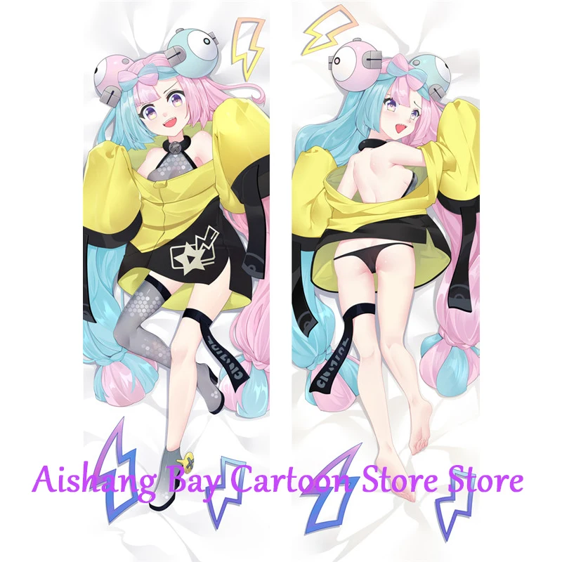 

Iono Dakimakura Pillow Case Kawaii Japanese Anime Girl Body Pillow Cover Otaku Waifu Hugging Throw Cushion Covers