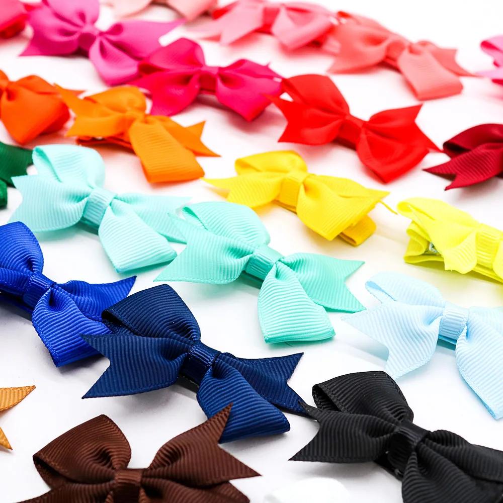 10PCS Multicolor Pet Dog Hairpin Puppy Colorful Bow Hair Clips Small Dog Cat Cute Hairpins Dog Bow Hair Accessories Pet Supplies