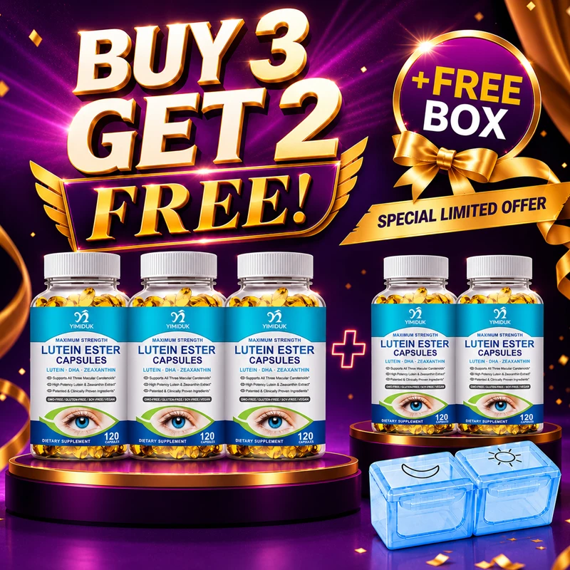 Antioxidant Eye Protection Capsules, with Proanthocyanadins & Copper, Ease Inflammation & Safeguard Vision, Provide Vitality