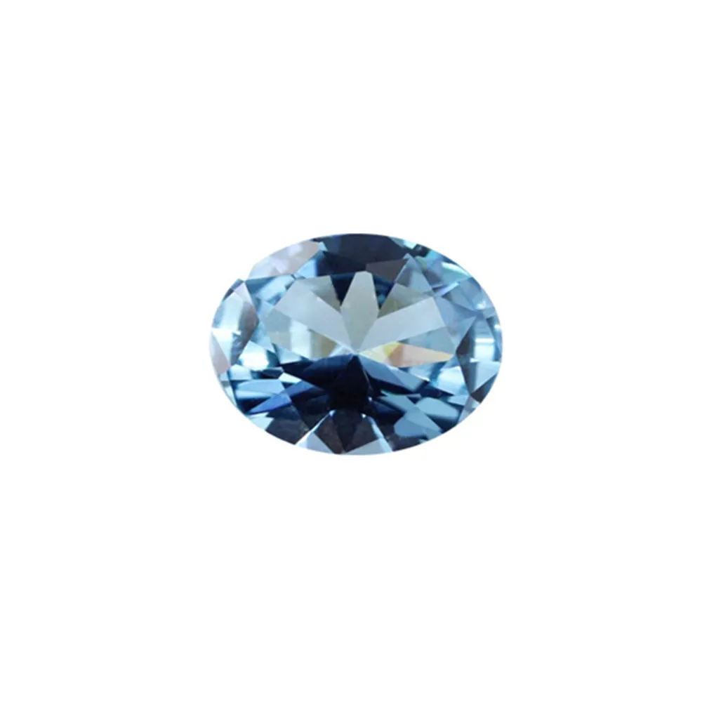 

Sky Blue Spinel Oval Faceted Gemstone Egg Shape Blue Spinel Gem Multiple Sizes to Choose