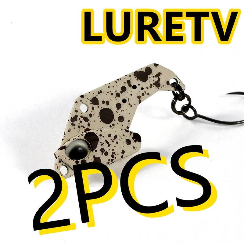 LURETV اليابان Valkein نفس النمط Valcyanom Metal VIB 2 قطعة 3CM4.5g تيار الطعم 8025 #1