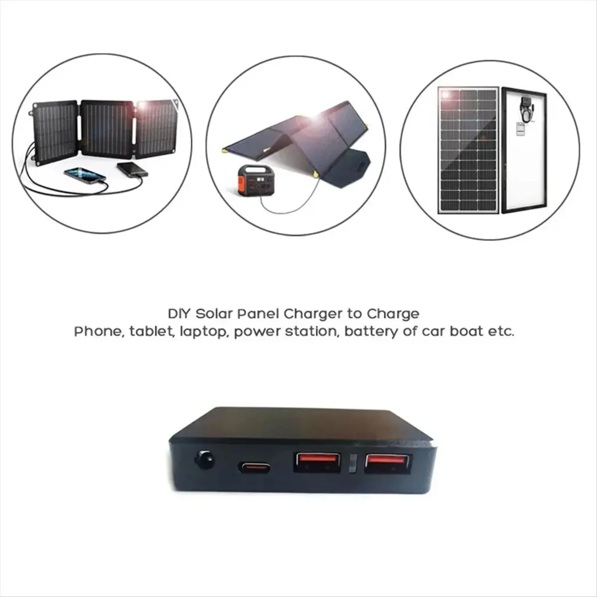 【POPULAR PICK】Solar Controller Regulator Voltage Stabilizer Inverter QC 2.0 3.0 Quick Charge Type-C PD DC Output DIY Solar Charg