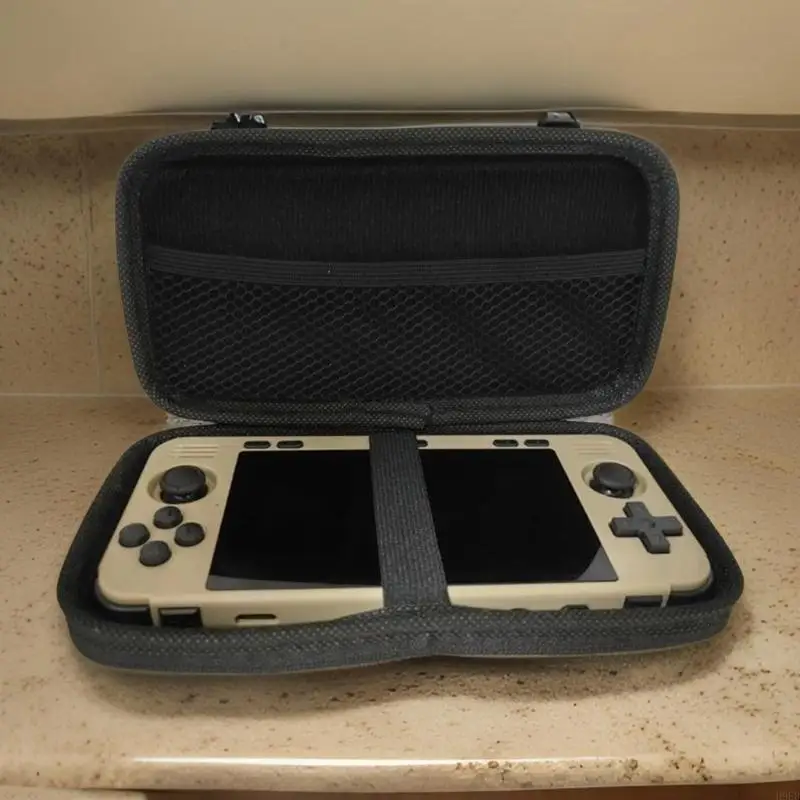 H9EB Protector Case Storage Box for Retroid Pocket 4 Scratchproof Bag Handheld Console Carrying Case with Pocket