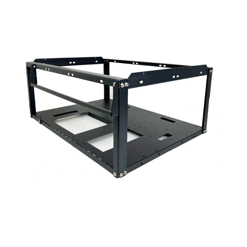 DIY-computerbehuizing PC-frame Stapelbaar rek Open luchtbehuizing Ondersteunt ATX ITX Micro-ATX E-ATX X79 X99 Moederbord gestapeld tot 6 lagen